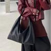 Simple 2025 Large-capacity Advanced Texture Niche Work Commute Large-capacity Leather Versatile Single Shoulder Underarm Bag Women
