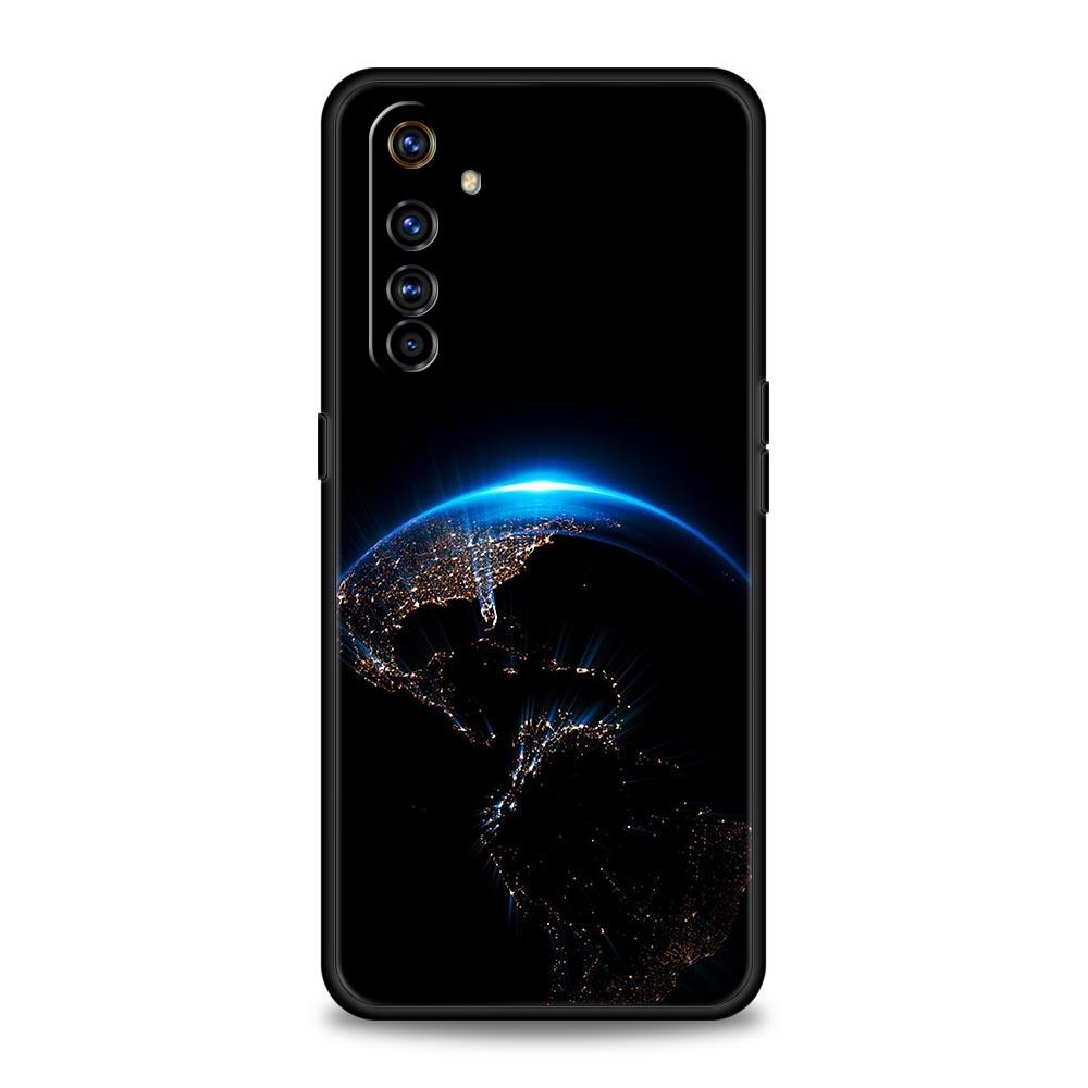 Чехол для телефона "Звезды Земли Космос" Для Realme 12 11 10 9 8 5G 7 6 GT5 GT3 GT2 Pro Plus C21 C25 C35 Для Realme GT Neo 2 3 3T 5 Чехол