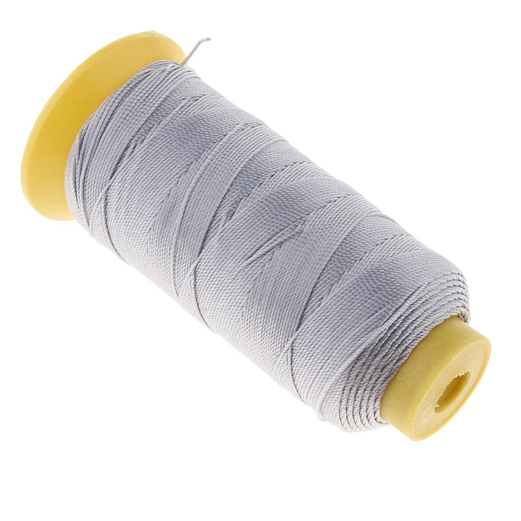 200-метровая нейлоновая швейная нить для обивки из кожи белого цвета
