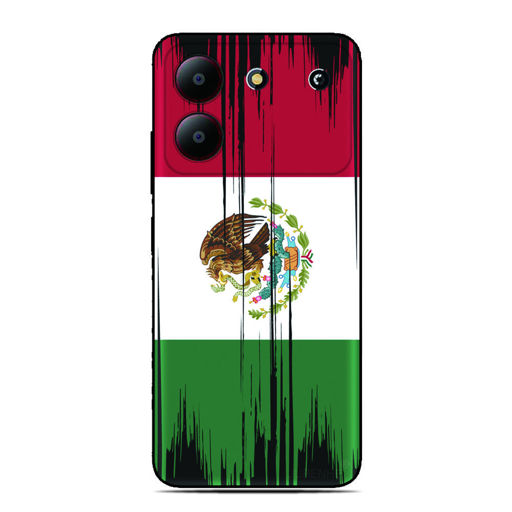 Mexico Flag Phone Case For Blackview Wave 9C 8C 6C Shark 9 Color 8 Oscal C80 C70 C60 C30 C20 Pro Flat 2 1C 2C Tiger 13 12 Cover