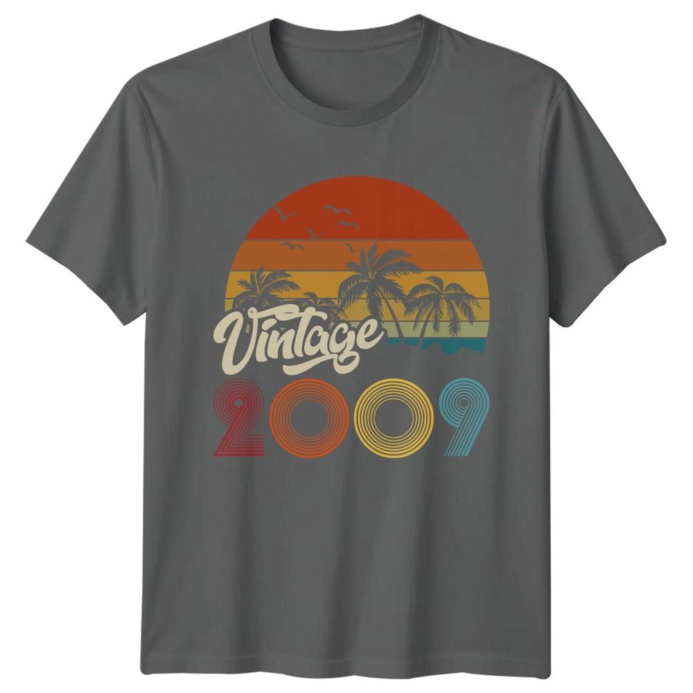 17th Birthday TShirt Vintage 2009 Birthday Party Gift Retro Tee For Unisex Unisex