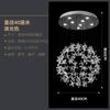 Современная потолочная люстра для спальни, гостиная, хрустальный светильник, роскошная люстра, круглый светодиодный светильник для ресторана