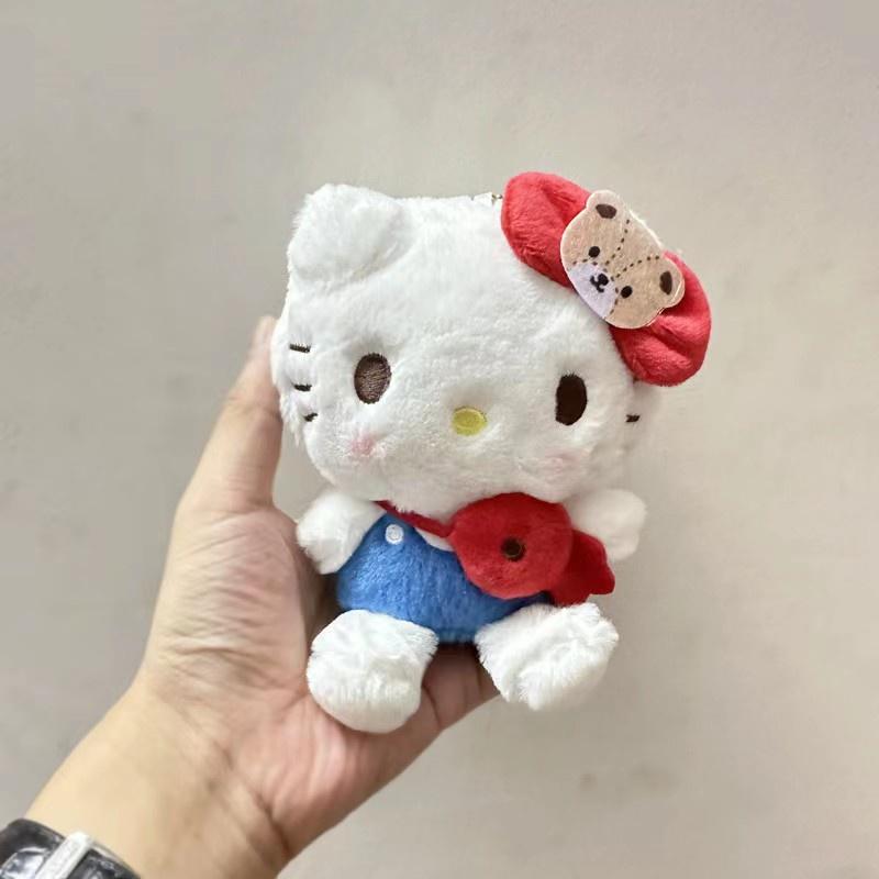 Adorable Plush Keychain Backpack Accessory Hello Fashion Keychain Cute Stuffed Toy