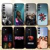 Чехол для телефона M-Maneskin R-Rush Band для Samsung A73,72,71,A52,51,40,41,A22,A32,31,A13, Мягкий черный корпус