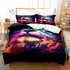 3D Digital Printing Lion Three-Piece Home Textile Bed Sheet Kit Bedding Kit