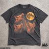 Three Pigs Moon Shirt, Funny Pig Tee, Retro Farm Animal Tshirt, Vintage Moon Graphic Tee, Cute Pig Lover Gift