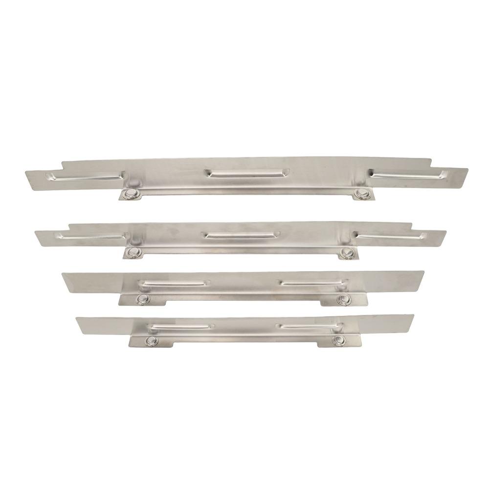4 Pcs Stainless Steel Griddle Wind Guard 36 inch Heat Shield Wind Guard Shield Grill Accessories