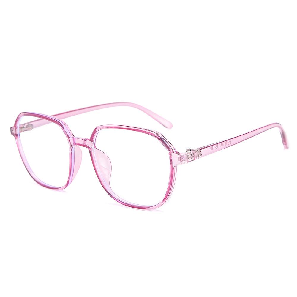 19216 Квадратная Большая Оправа Мужские И Женские Корейская Версия Модных Очков 2020 Новые Тренд Анти-Синий Уличные Фото Плоские Очки