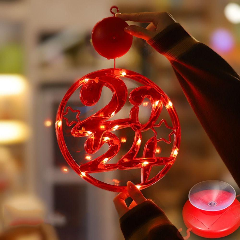 Suction Cup Window Lamp Decoration Dragon Light Pendant Chinese New Year New Year Hanging Light