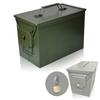 WinJapan Ammo Box, Tool Box, Battery Storage Box, Ammo Can, Military Design, American Style, 327 X 184 X 228mm, Weight: Approx. 3.2kg (Large Lock Mode