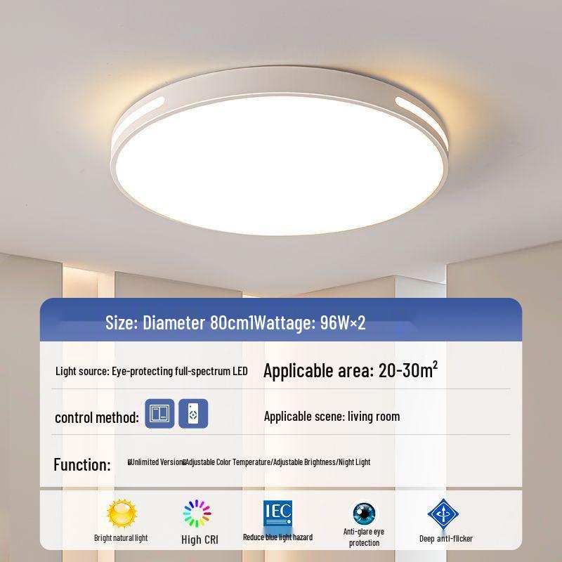 Светодиодный потолочный светильник: Ультратонкое, современное круглое освещение для гостиной, спальни, столовой и кабинета