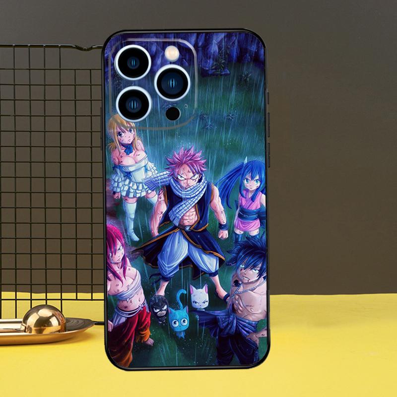 Чехол для телефона «Хвост феи» в стиле аниме для iPhone 12 13 Mini 11 14 Pro Max X XS XR Max 7 8 Plus SE, мягкий чехол Fundas