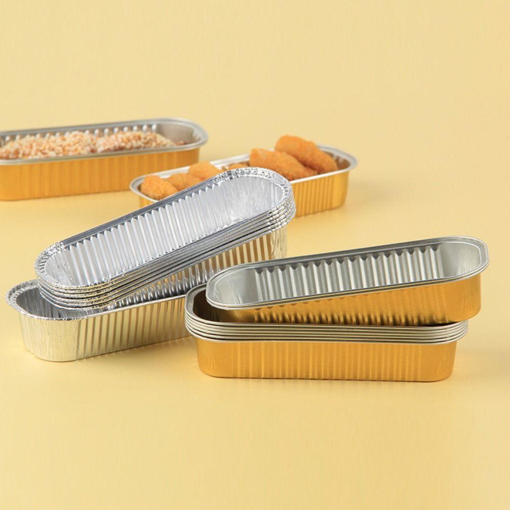 30/50Pcs Reusable Aluminum Foil Tin Heat-resistant Cupcake Baking Tray Kitchen Supplies