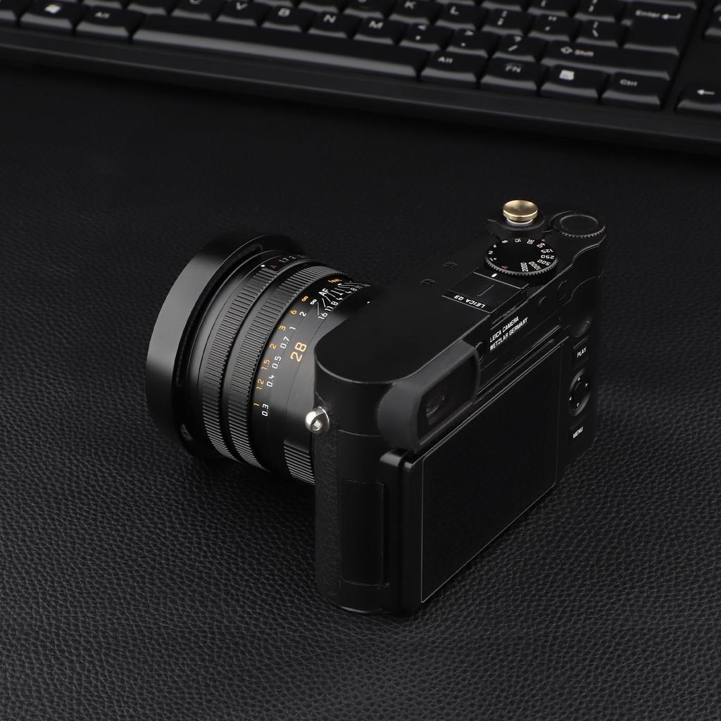 Металлическая бленда объектива Haoge для камеры Leica Q3 Q2 QP q Typ 116 Typ116, черная с крышкой Q3-43 QP LH-LQOB+FLC-49