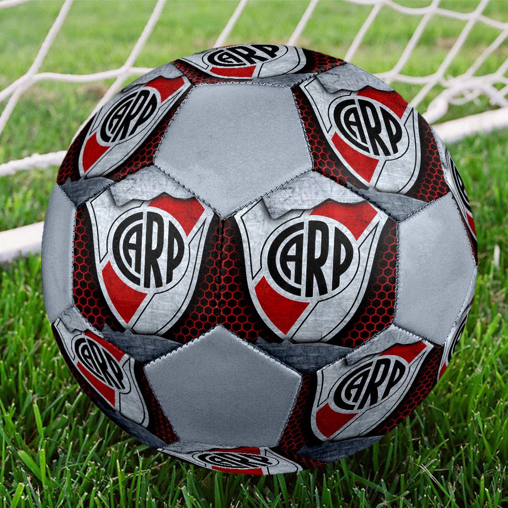 Club Atlético River Platefootball clubIndoor Size 5 Soccer Ball Colorful Machine Stitched PVC Competition Ready Durable High-Bounce