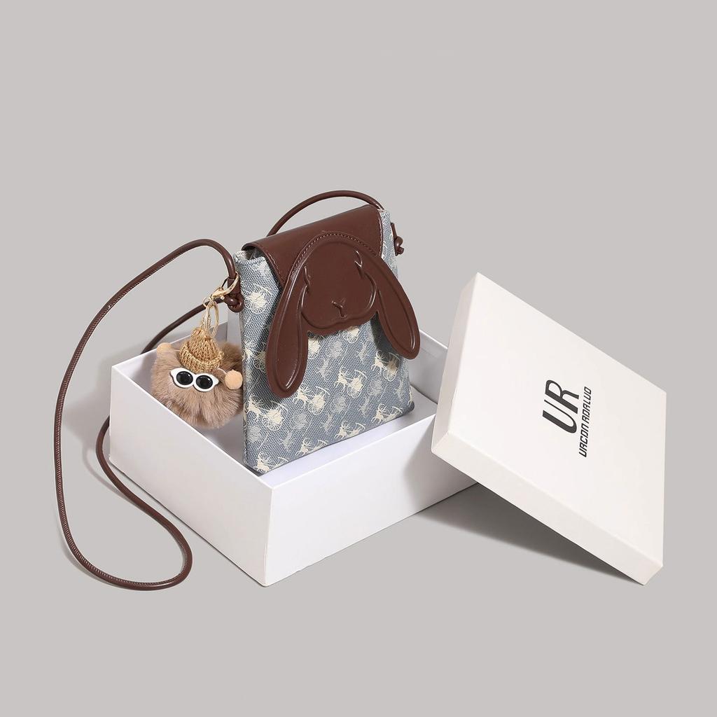 Милая и нишевая женская сумка, Высококлассная сумка для телефона, Маленькая сумка через плечо, Мини-женская маленькая сумка на плечо, На одно плечо