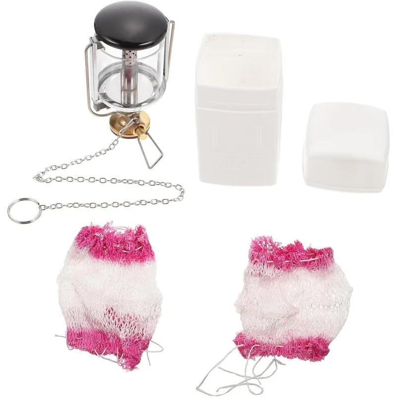 New Bright Camping Light Tent Lamp Portable Petrol Lantern Garden Glass Lamp Camping Equipment Copper for Outdoor Fishing Picnic