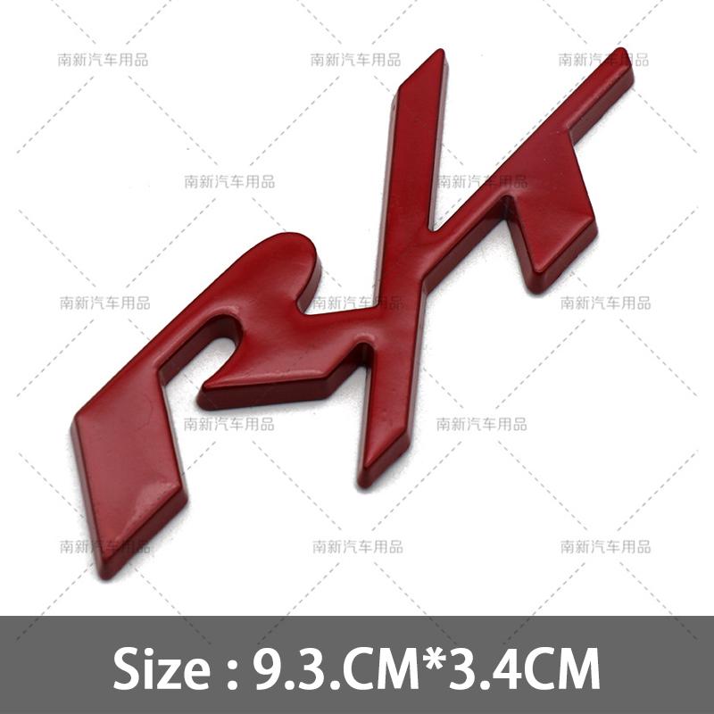 Metal RT Badge R/T Car Stickers Grill Emblem Rear Trunk Decal for Challenger Caliber Caravan Charger Magnum Avenger Accessories