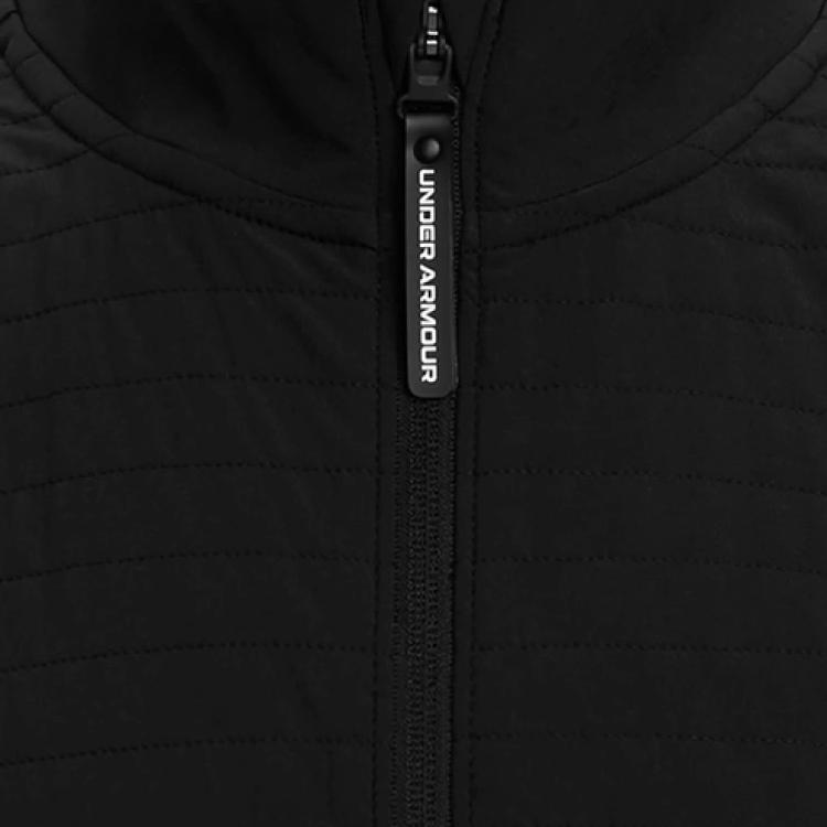 Under Armour Drive Pro Storm легкий флисовый удобный жилет без рукавов мужской жилет черный 1387120-001
