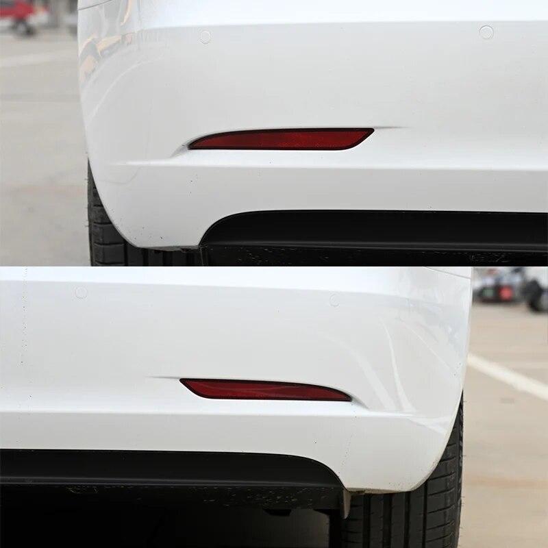 Для Tesla Model 3 Model3 2017-2022 автомобильный задний бампер стоп-сигнал задний стоп-сигнал поворотный отражатель Предупреждающий противотуманный фонарь в виде корпуса