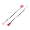 Speaker Wire Harness Adapter Connector Plug Front Dash Tweeter for Jeep Compatible with Renegade 2015-2020 Durable Plastic White 2pcs