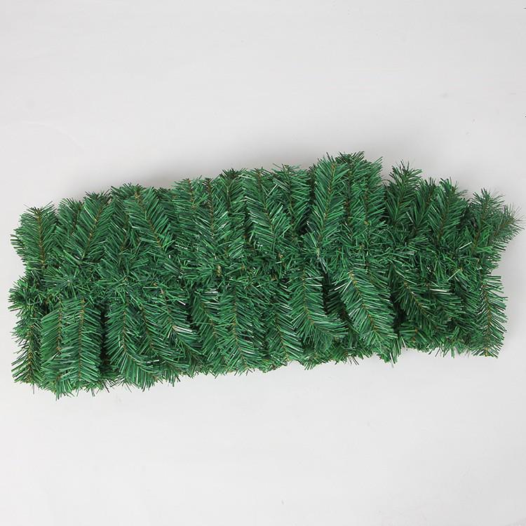 Рисовая светло-зеленая рождественская гирлянда для украшения елки или окна