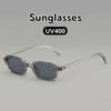 Retro And Fashionable Small-Framed Uv400 Sunglasses Personality Street Photography Ultraviolet-Proof Comfortable Shades Glasses
