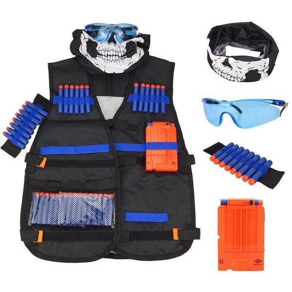 Костюмы для аксессуаров Nerf, тактическое оборудование, пистолет-пулемет, зажим для пули, совместимый с пистолетом Nerf, детская уличная игрушка