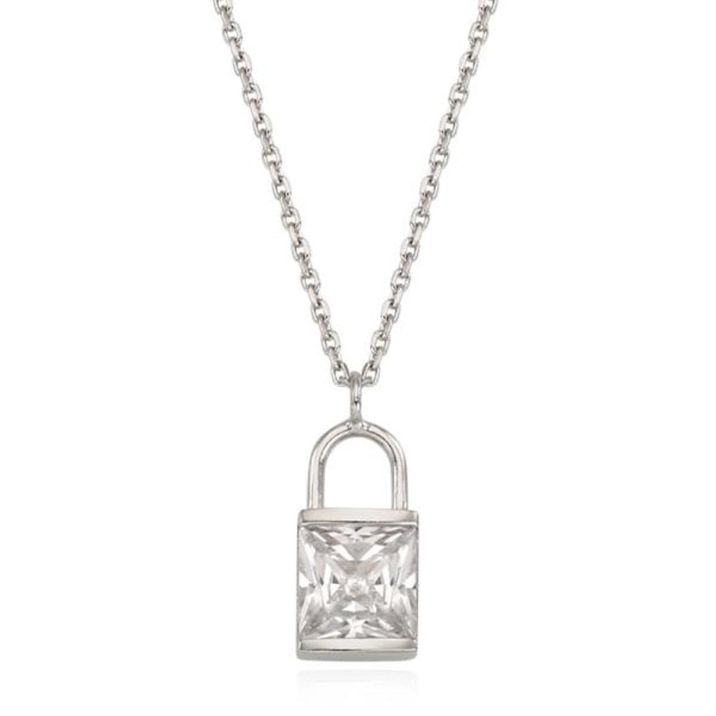 Серебряное колье Twinkle Lock OTN222805QWW