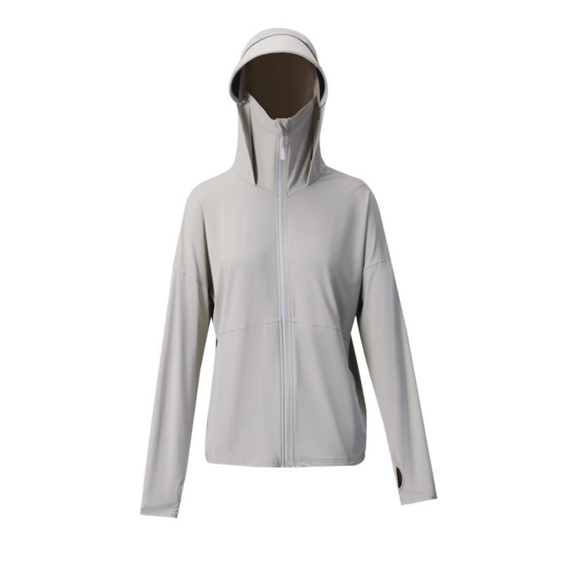 Summer Ultralight Sun Protection Hoodie With Detachable Brim For Women Outdoor Activities