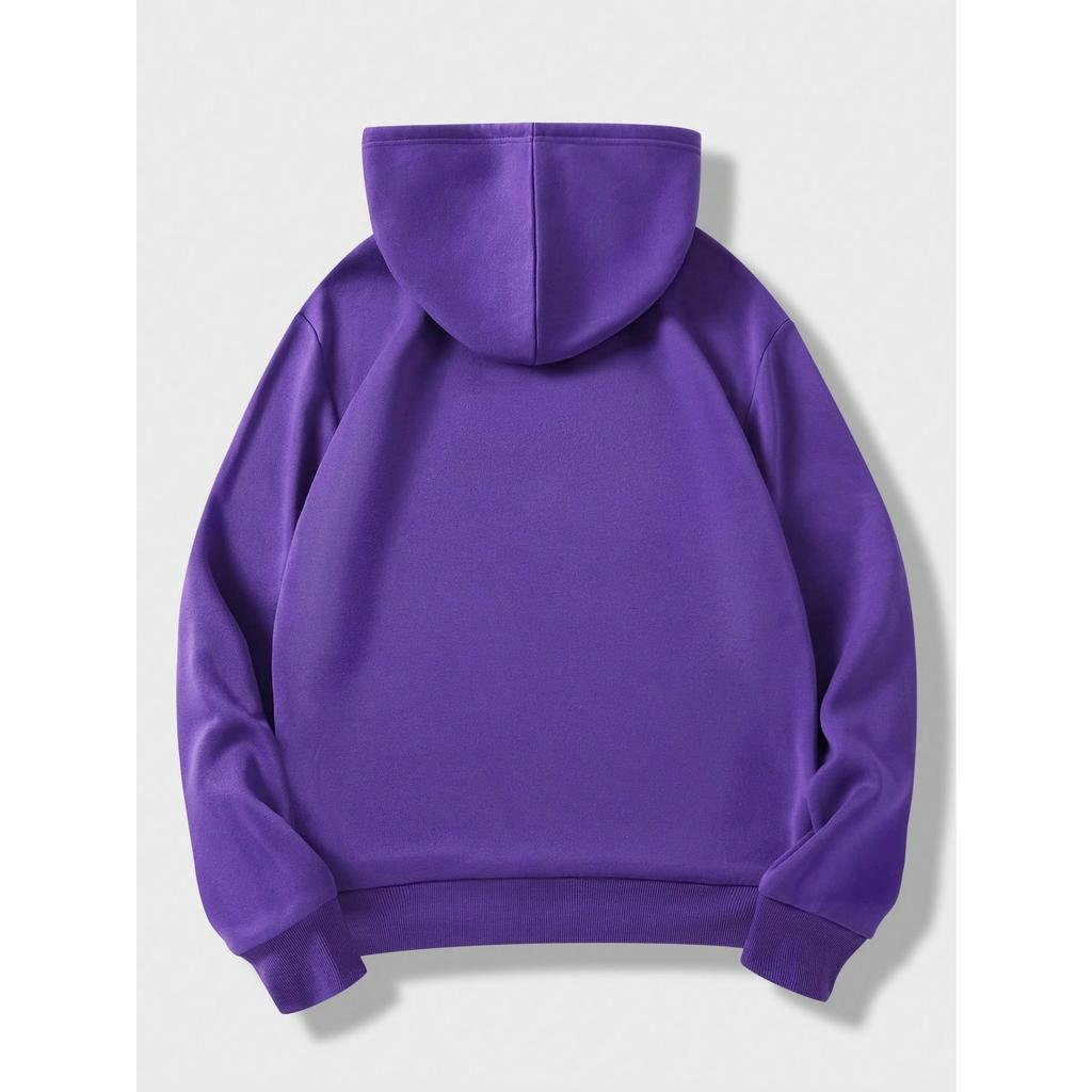 Толстовка с капюшоном Los Angeles Art Letter Pattern для мужчин с круглым вырезом, осенняя одежда, флисовая толстовка большого размера