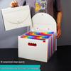 A4 Portable Multi-layer Accordion Folder Bag - Large Capacity for Office and Students
