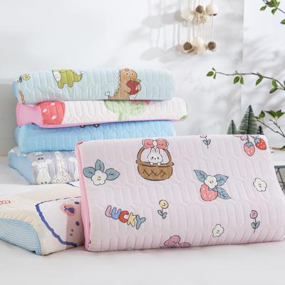 Детская летняя латексная подушка, охлаждающая подушка Ice Silk, латексная подушка, медленно восстанавливающаяся защита шеи, дышащая студенческая подушка для общежития