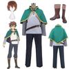 Коно Субараши Секай ни Шукуфуку о! Satou Kazuma KonoSuba Kazuma Косплей Костюм Зеленый комплект одежды Бесплатная доставка