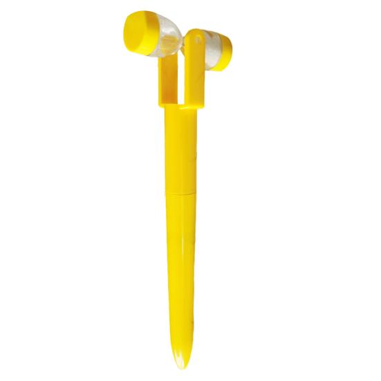 Sand Timer Ballpoint Pen Novelty Sand Clock Pen Black Ink Twist Pen with Hourglass Top for School Office Supplies