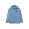 Li Ning CF Sports Fashion Series Letter Print Casual Hooded Zip-Up Sweatshirt Men sweatshirt Indigo-Blue AWDRG17-2