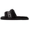 Fluff Remix Slide Black White Women Sneakers 385240-01