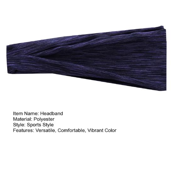 Women Sweat Bands Non Slip Workout Headbands Sports Yoga Running Headband Moisture-Wicking Breathable Fabric Headband