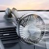 12V 24V Car Cooling Fan Usb Car Fan 360 Degree 3 Speeds Adjustable Car Windshield Desk Fan Auto Cooler Air Fan Car Accessories