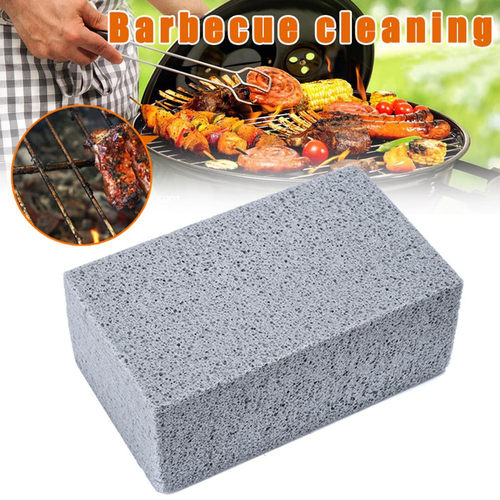 Outdoor Barbeque Grill Bricks Pumice Stone BBQ Brush Grill Mesh Cleaning Brush