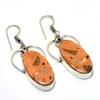 Pilbara Jasper Gemstone 925 Silver Plated Handmade Jewelry Earring 2.38"