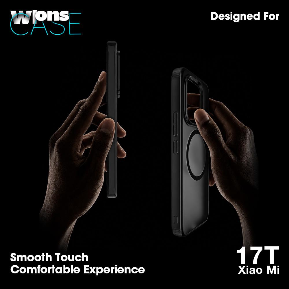 Для Xiaomi Mi 17T/17T Pro Чехол Магнитный Матовый Матовый Кожа Младенца Защита от Отпечатков Пальцев Защита от Падений Выступающие Края Камеры Губ