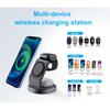 30W 3 In 1 Strong Magnetic Wireless Charger Stand For iPhone 14 13 12 Pro Max Apple Watch Airpods Fast Charging Dock Station