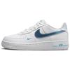 Кроссовки Air Force 1 Impact Next Nature GS белые синие Lightning детские FD0677-100