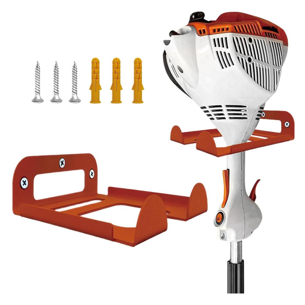 Weedeater Rack Utility Hooks For Garage Tool Organizers And Storage Wall Mounted Organization Holder Rack For Utility Closets