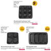 French Style Nonstick Bakery Mold With Punctured Loaf And Hot Dog Buns For Home Baking