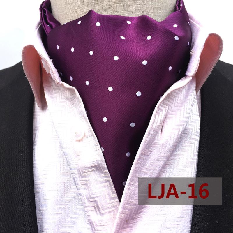 "Men's Paisley Polyester Jacquard Scarf - Gao Mouqiang Style for Trendy Business Attire"