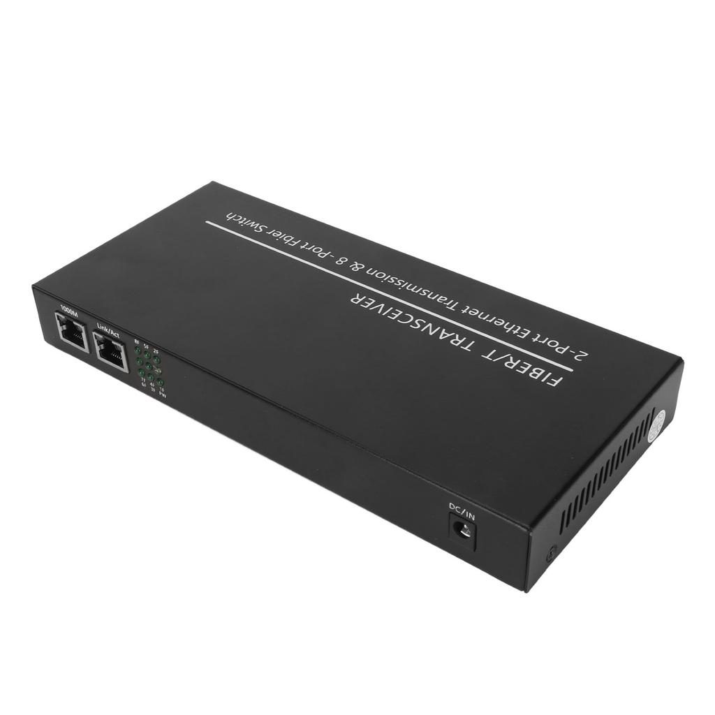 Gigabit Ethernet Switch 10 Ports 20KMSC Tx1310nm Rx1550nm LED Indicator Fiber Media Converter for