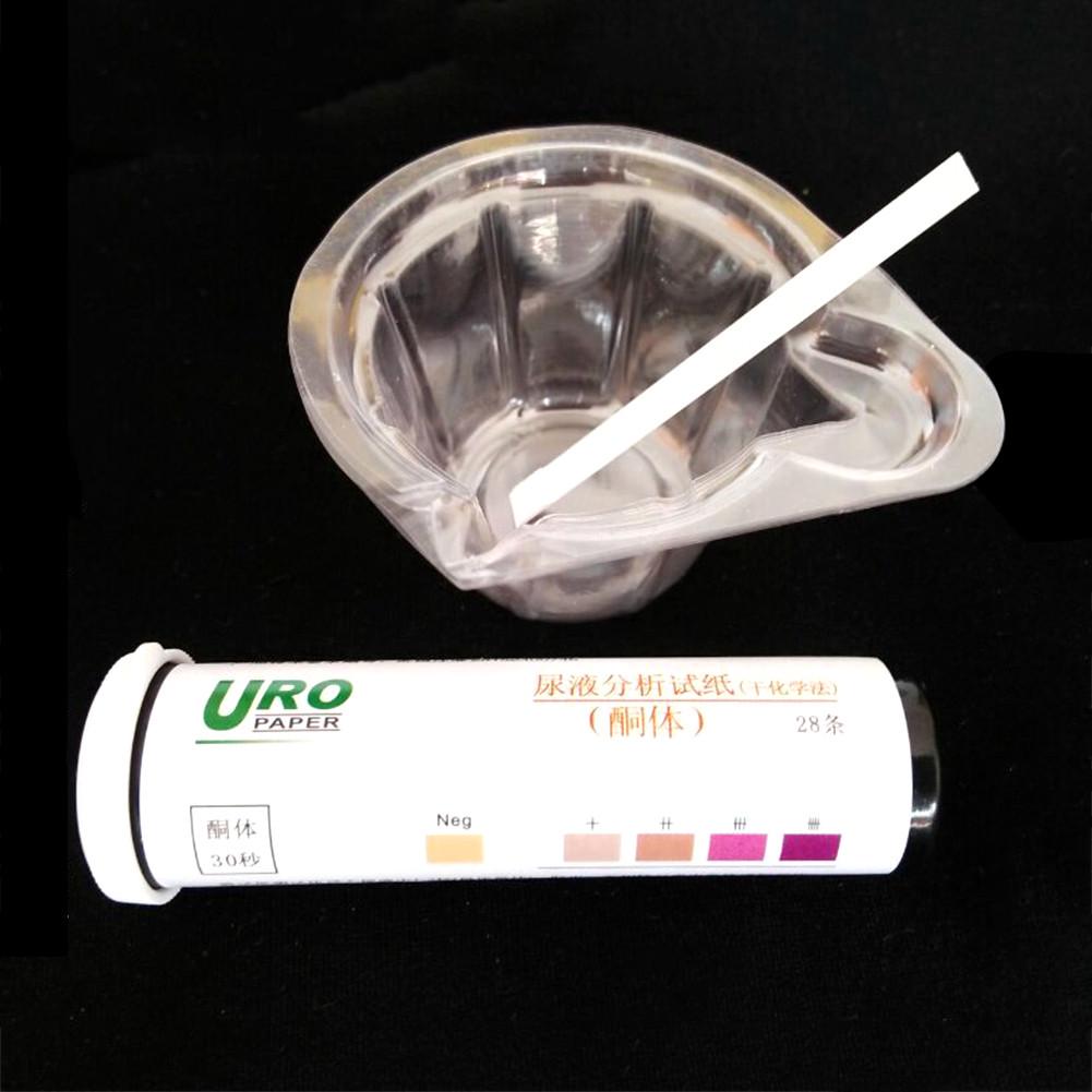 28 кето-тест-полосок для анализа мочи | Кетостикс | Кетоз | Кетоновые диетические палочки | Аткинс