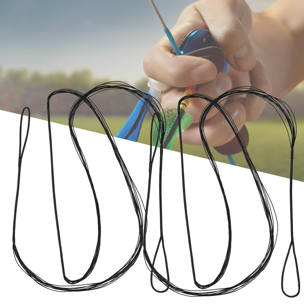 12 Strands Traditional Recurve Bow String Polyester Replace Bowstring Archery Accessory